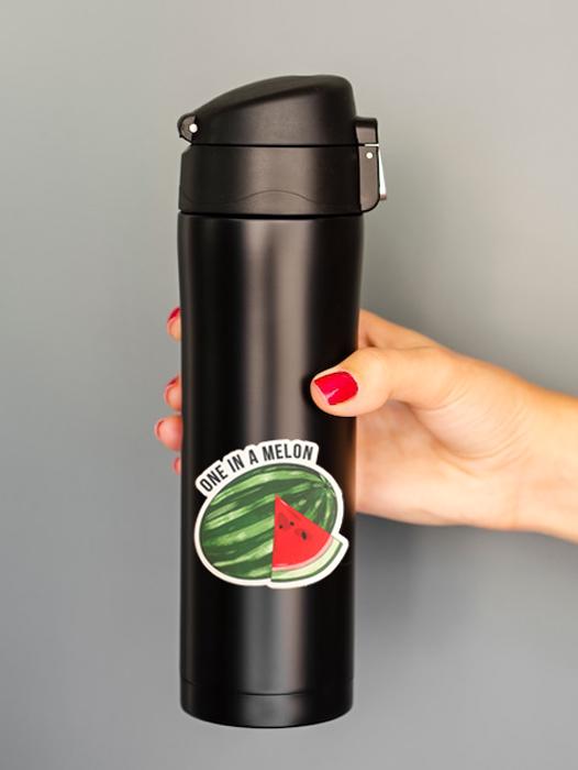 One in a Melon Sticker | Watermelon Pun Vinyl Decal